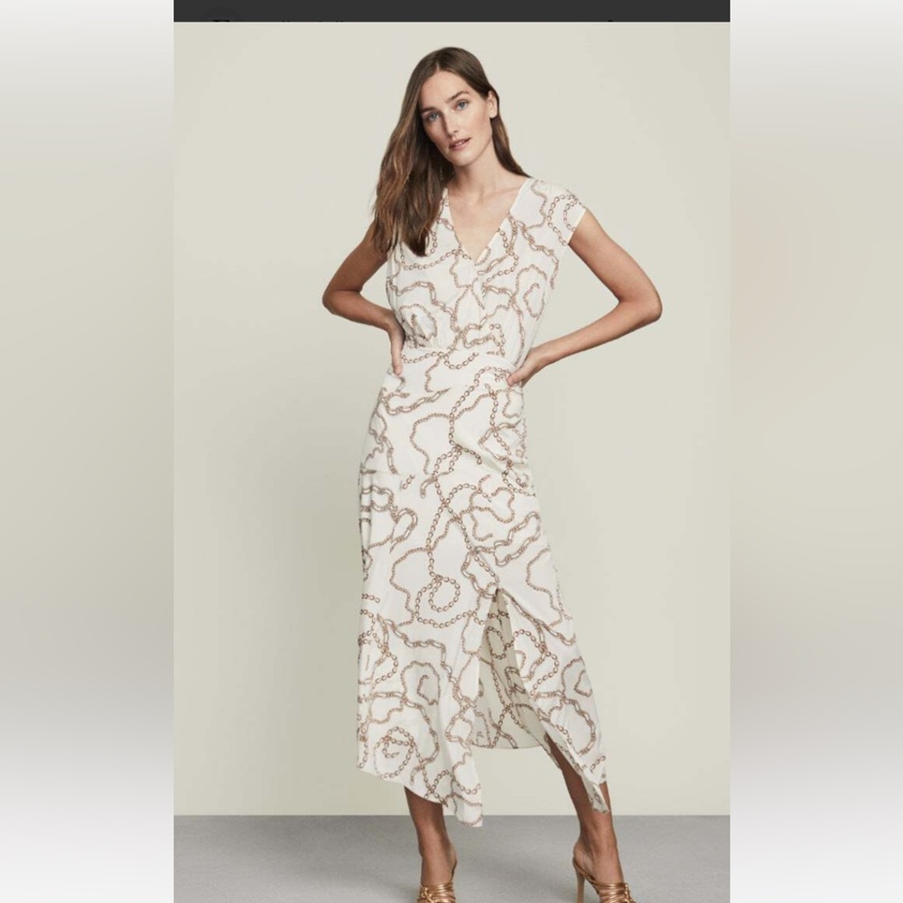 Veronica Beard Wixson Chain print dress